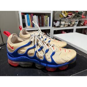 Nike Air VaporMax Plus Coconut Milk Hyper Royal Size 13 - DM8317-100